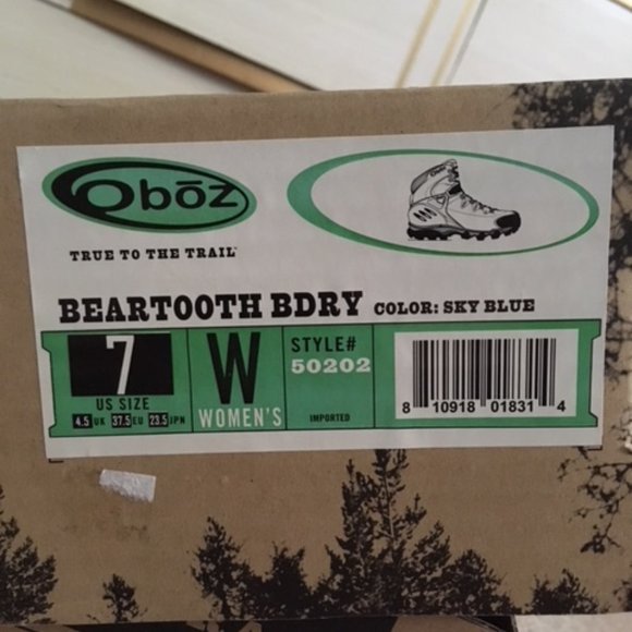 Oboz Beartooth BDry womens hiking boots - Picture 4 of 4
